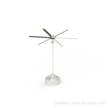 High power vertical fan for workshop